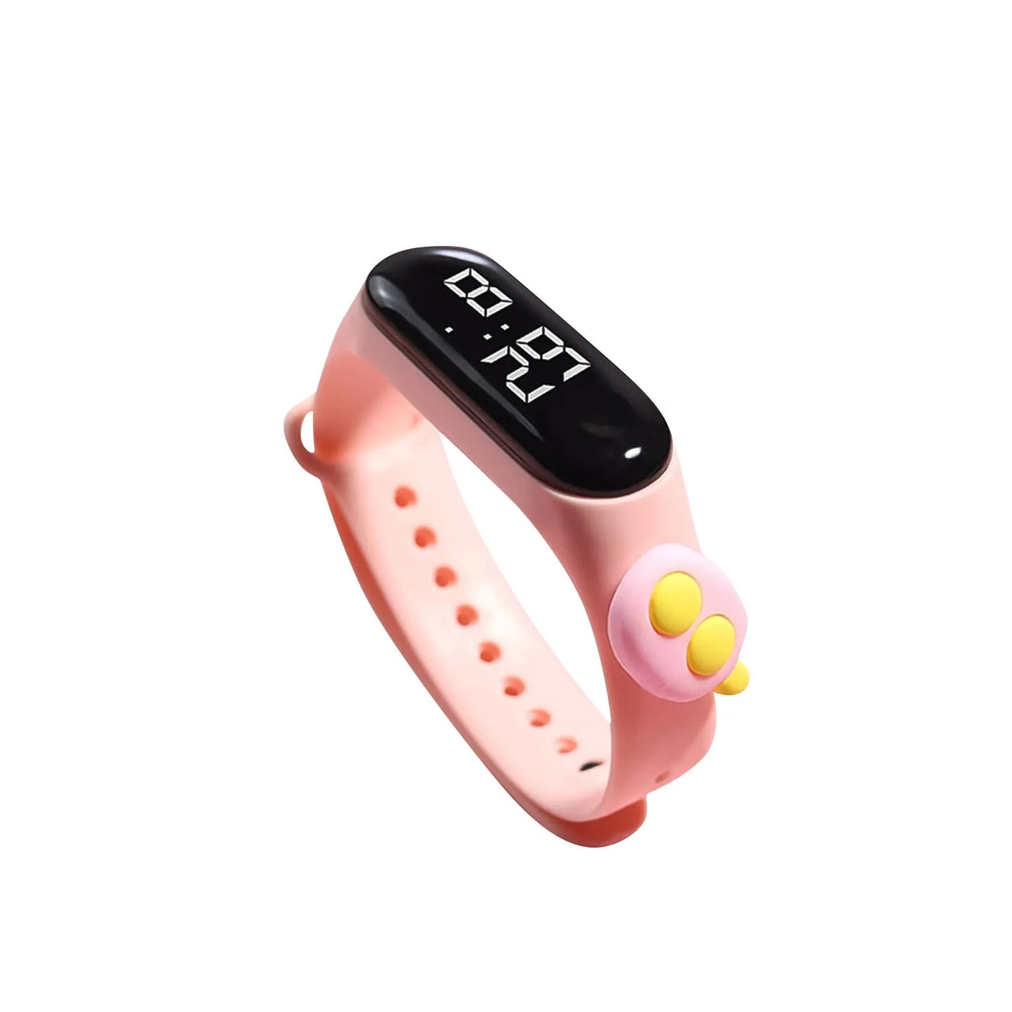 Multi-color Smart Watch For Children Boy Girl Fashion LED Digital Wrist Watches Silicone Strap Waterproof Sport Watch Relogio - Qoraheyhub
