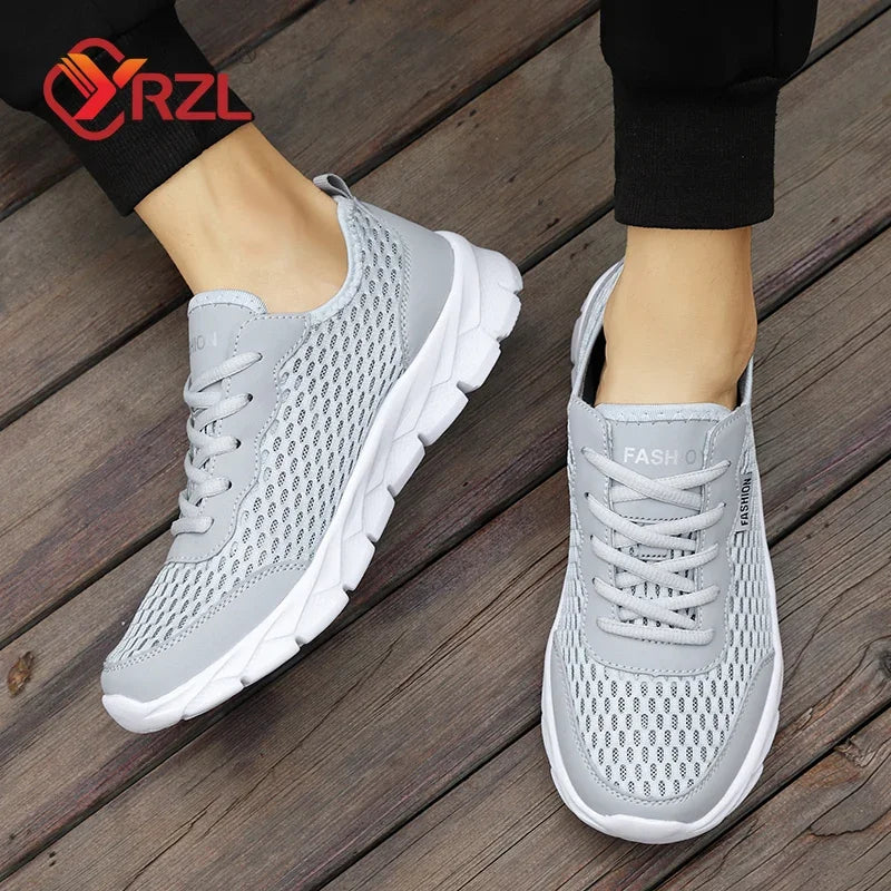 YRZL Tennis Shoes for Men Lightweight Sneakers High Quality Breathable Outdoor Athletic Jogging Sport Running Walking Man Shoes