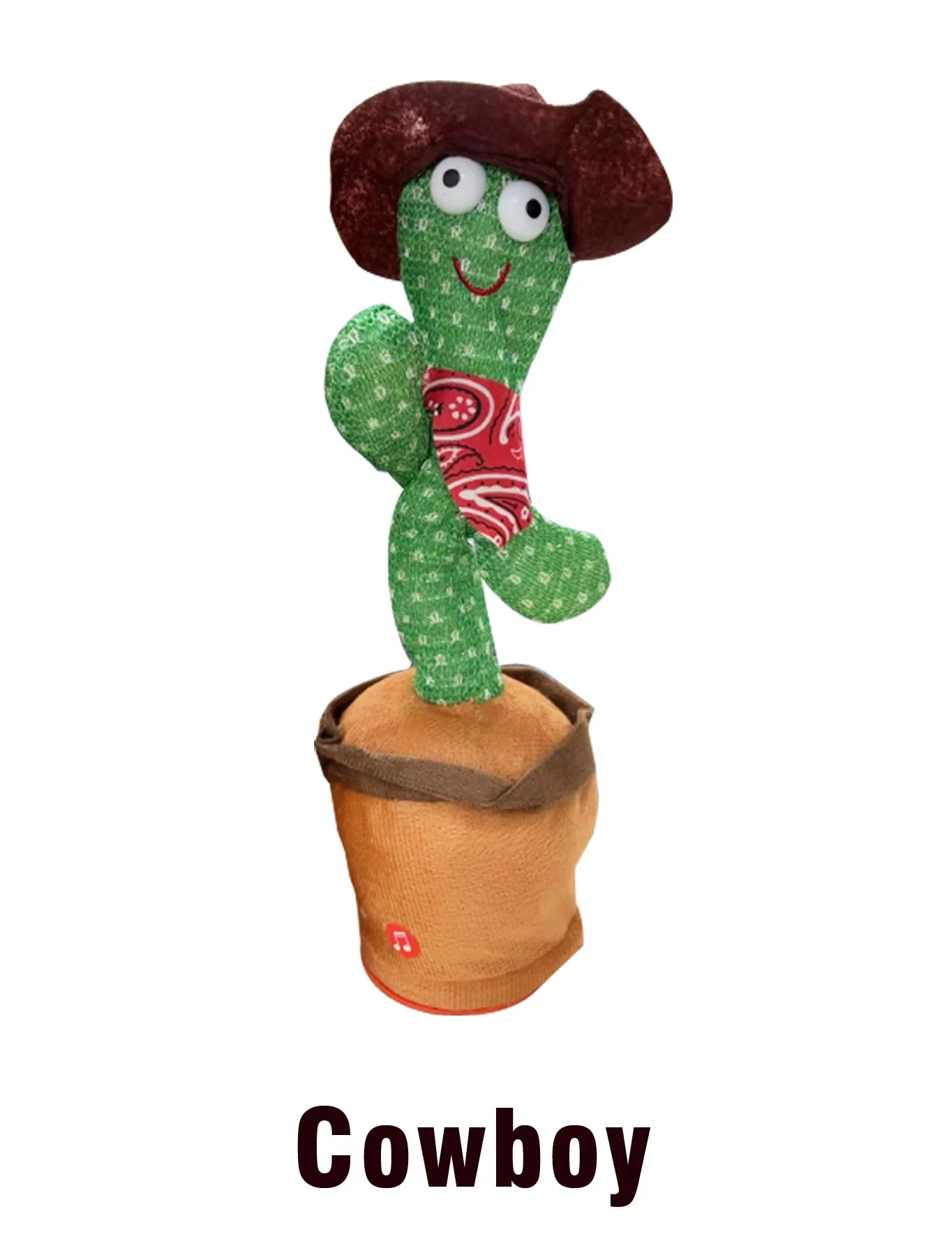Children's Electronic Dancing Cactus Sound Toy Phone Plush Shine Sing Talking 120 Songs Recording Birthday Party Christmas Gift - Qoraheyhub