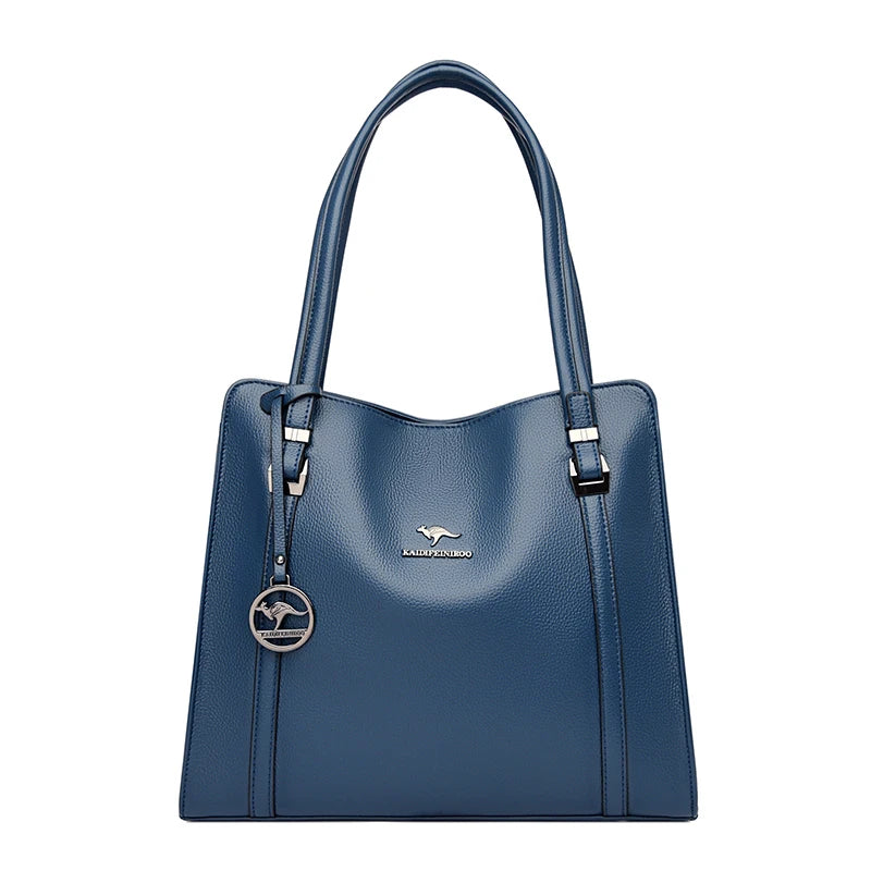 Genuine Brand High Quality Pu Leather Casual Tote Luxury Handbags Women Bags Designer Shoulder Top-handle Bags for Women Sac