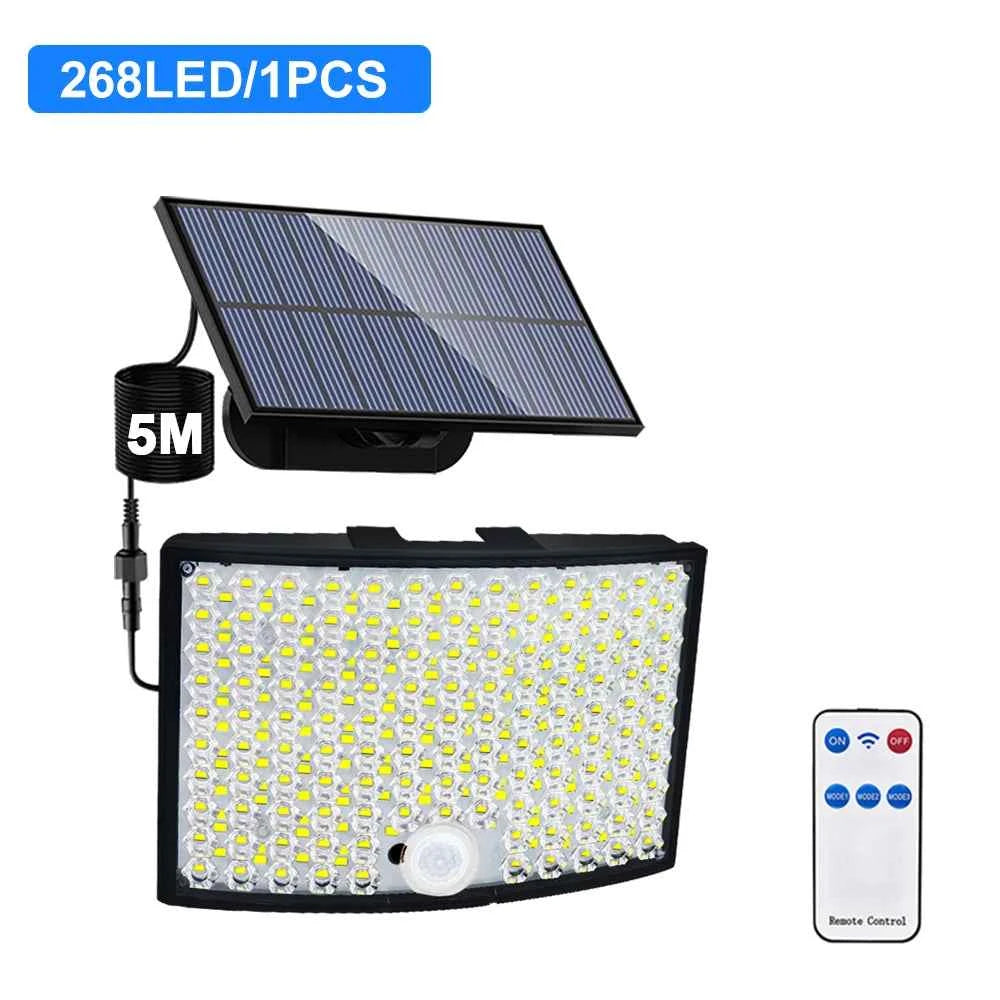 200/238 LED Solar lights motion sensor outdoor waterproof security lights Super Bright spotlight wall lamp for Garden Garage