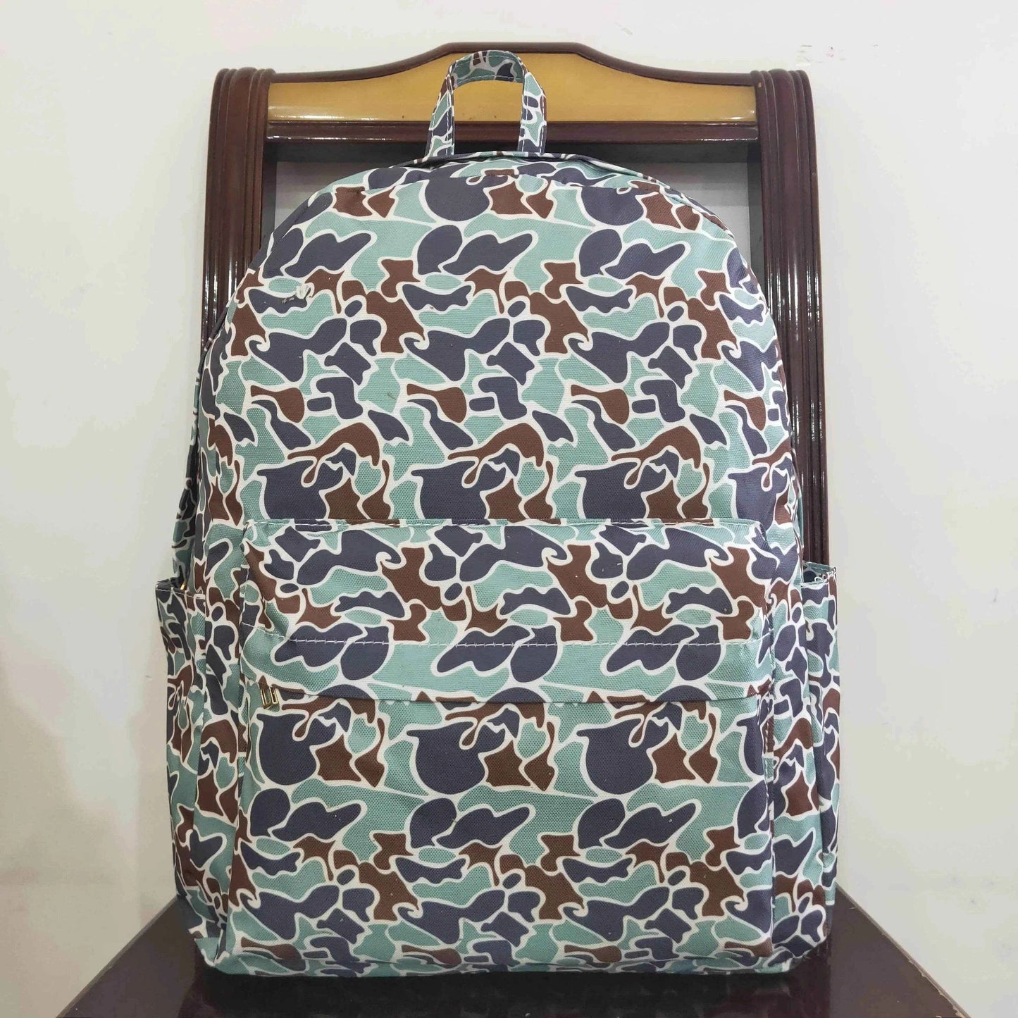 Wholesale RTS Factory Children Camo Grey Backpack Travel Daypack Toddler Outdoor Portable Teen Girl Boy Kids Boutique School Bag