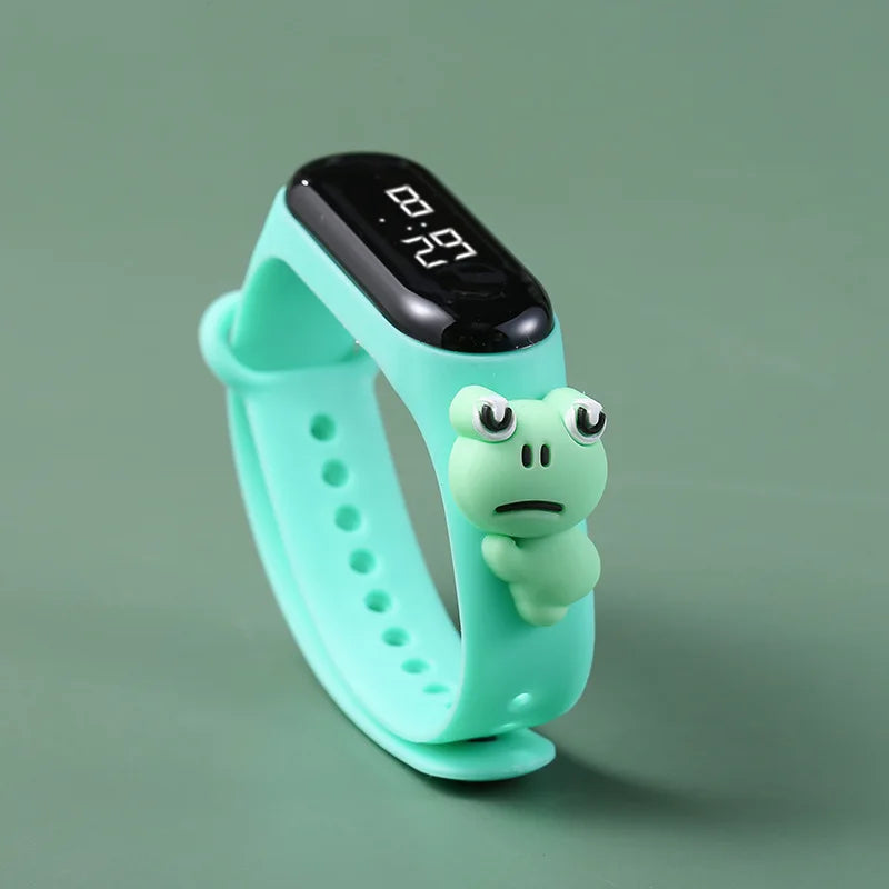 Waterproof Sports Watch for Kids Cartoon Dinosaur Unicorn Toys Children Led Digital Electronic Watch for Boys Girls Bracelet - Qoraheyhub