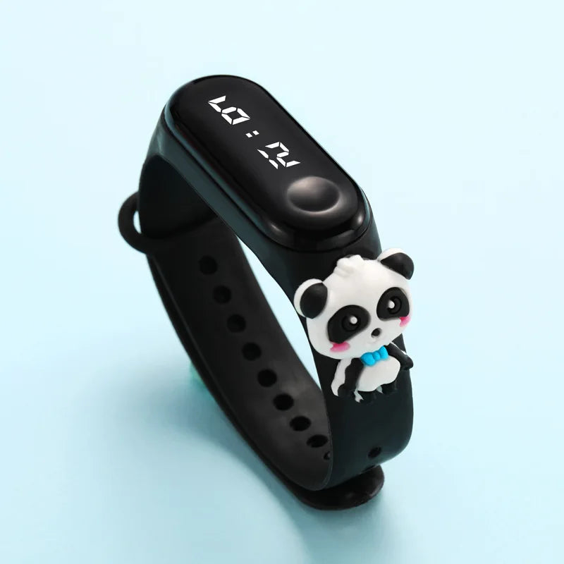 Waterproof Sports Watch for Kids Cartoon Dinosaur Unicorn Toys Children Led Digital Electronic Watch for Boys Girls Bracelet - Qoraheyhub