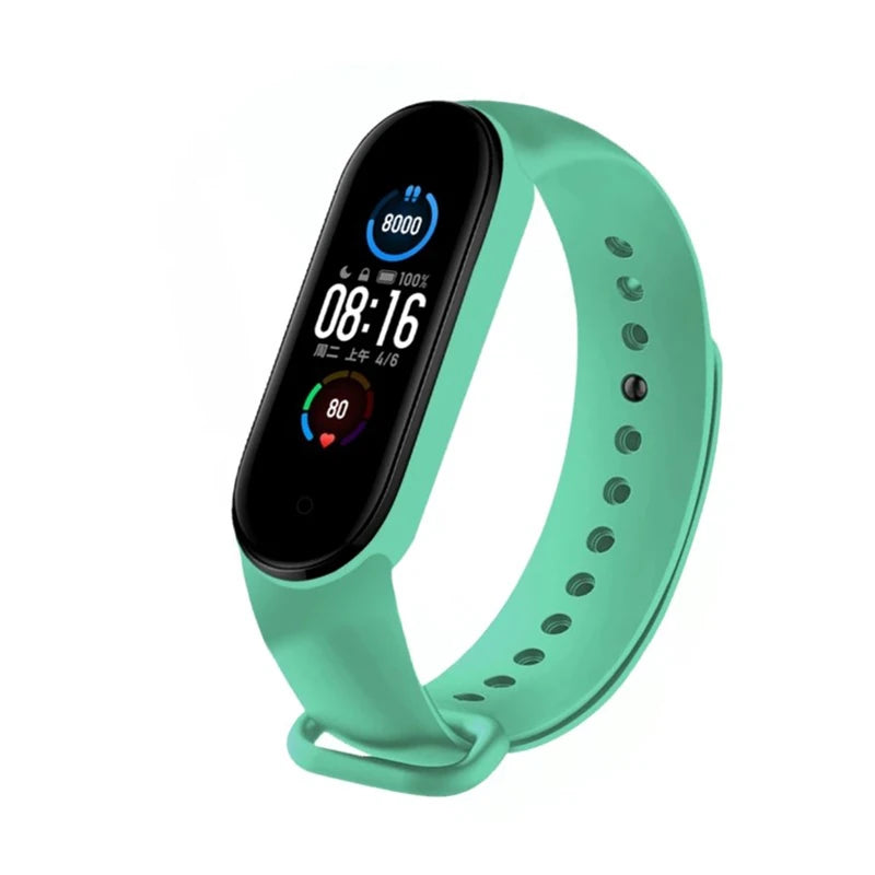 M6 Smart Watch Men Women Fitness Smart Bracelet Sports Band Heart Rate Blood Pressure Monitor Waterproof Multi-function Watches - Qoraheyhub