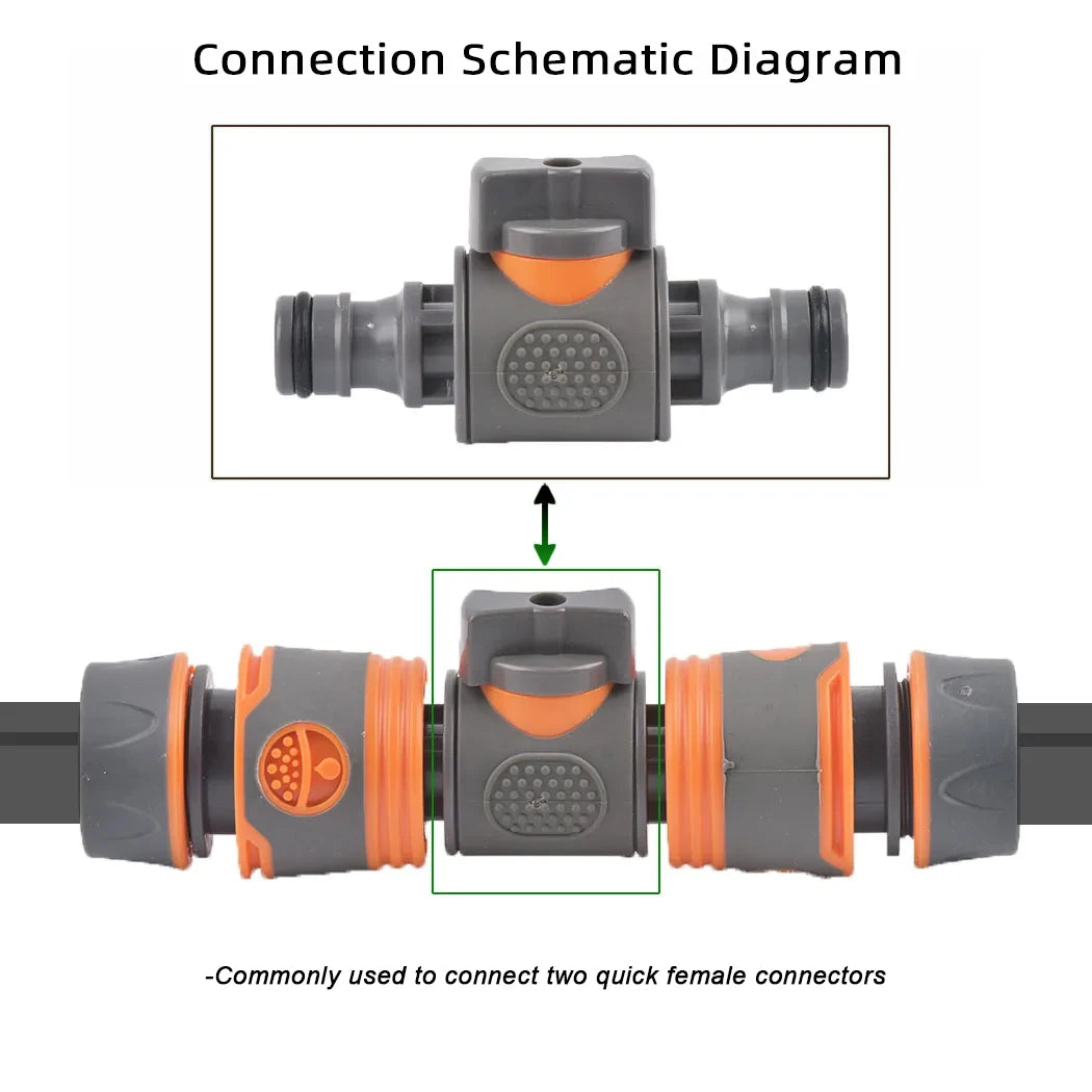 1-Pcs 1/2" 3/4" 1" Garden Hose Quick Connect Adapters -EU BPS Threaded Fittings for Faucets, Spray Guns & Watering Systems