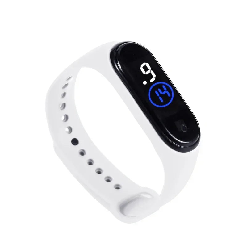 Fashion Sports Watch for Kids Children Waterproof Led Digital Watch Ultra-light Silicone Strap Teen Boys Girls WristWatch Unisex - Qoraheyhub