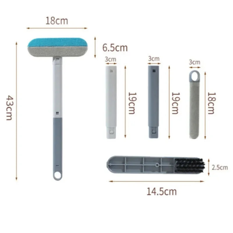 Pet Hair Removal Set Tool Reusable Static Removal Gloves Double-Sided Grooming Gloves Remove Dog Cat Fur Hair for Carpets Sofa - Qoraheyhub