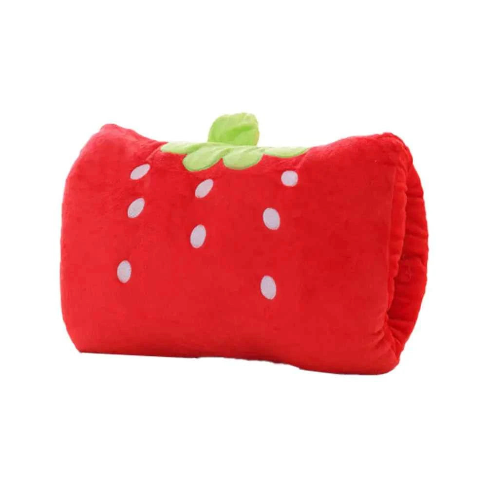 Pink Bear Children's Plush Pillows Hand Warmers Gloves Adults Cartoon Nap Pillows Cushions Creative Hand Warmers Plush Gift