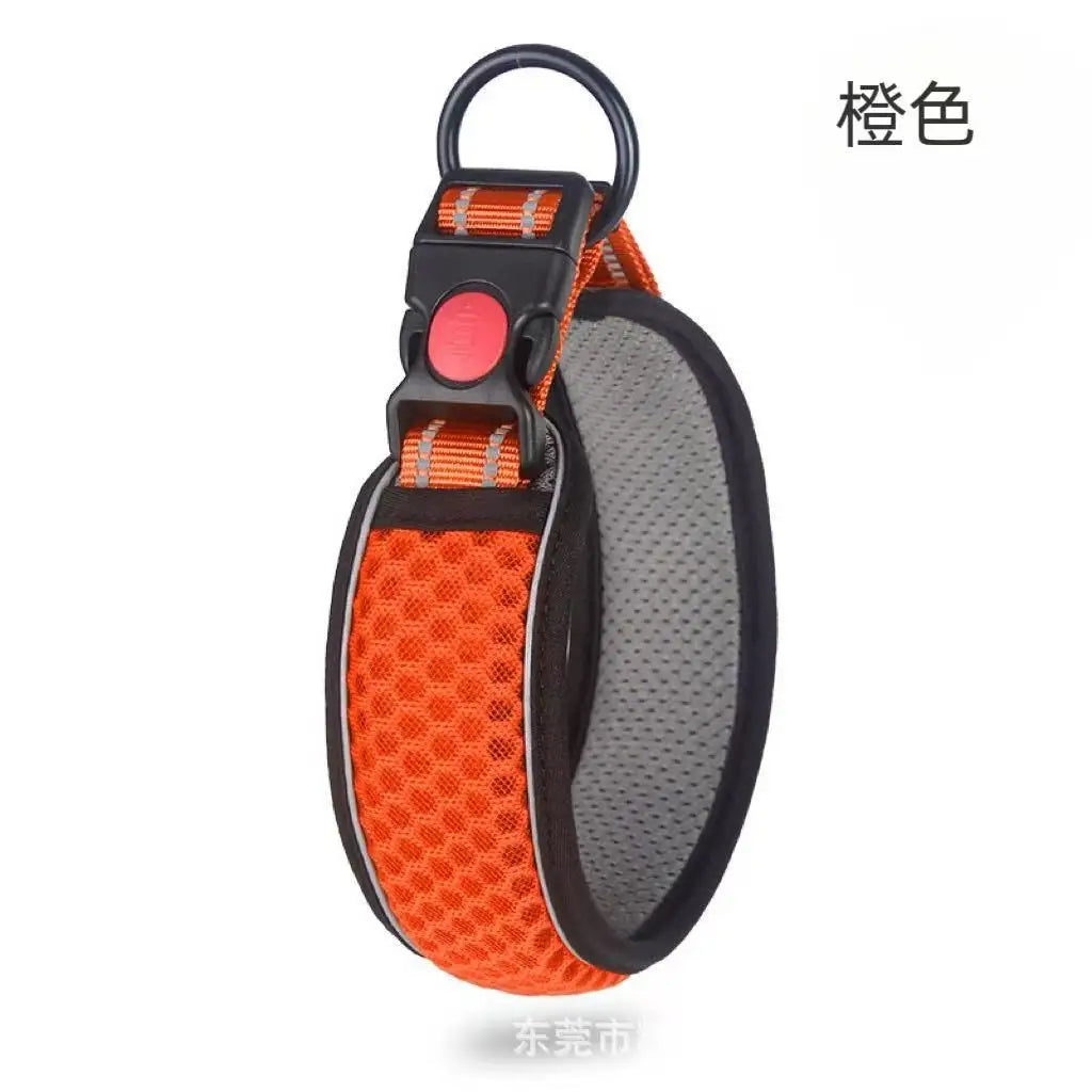 Reflective Dog Collar Leash, Safe and Adjustable, Nylon Pet Collar, Pet D-Type Collar, Suitable for Large, Medium and Small Pets