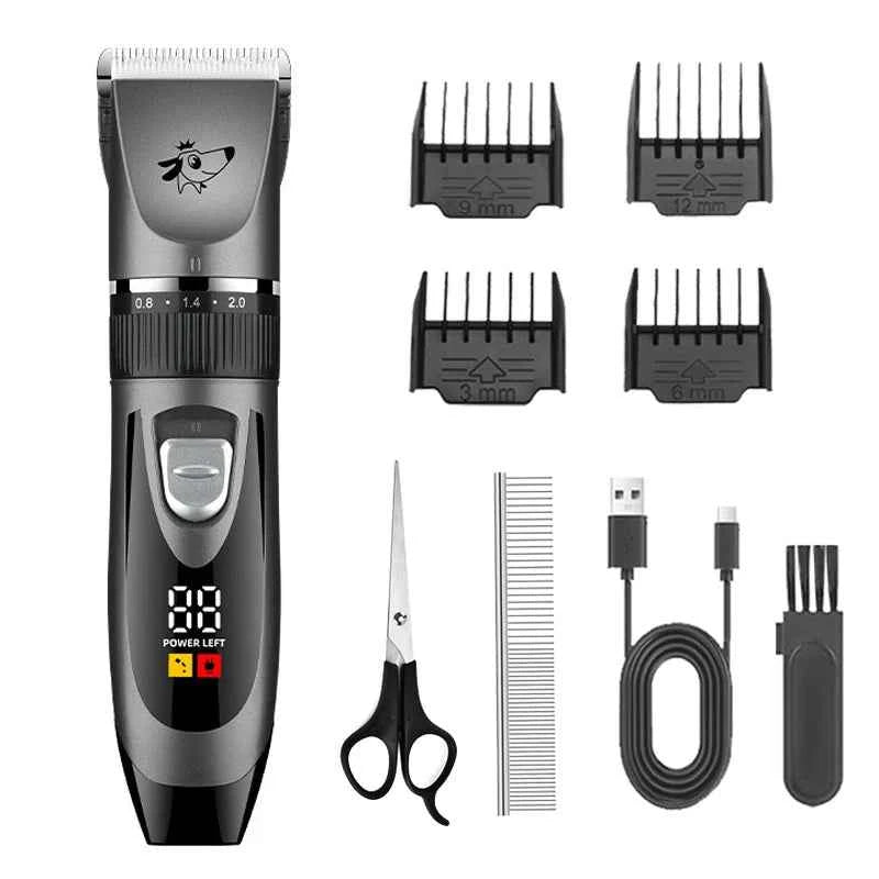 Professional Dog Hair Clipper Pet Trimmer Cat Shaver Animal Foot Hair Cutting Machine Grooming Kit for Sheeps Rabbits