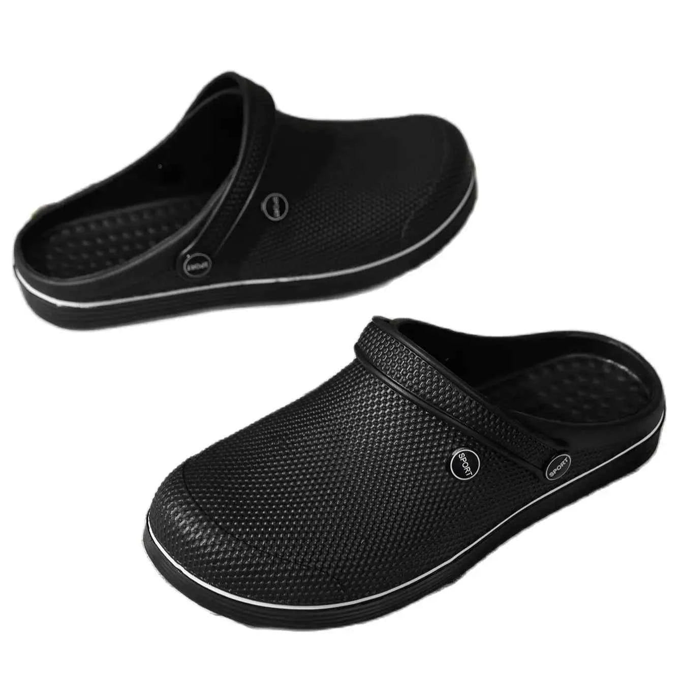 Men's Flat-Soled Clogs Are Breathable, Comfortable, Non-Slip, Wear-Resistant, Casual and Versatile, Daily Home Outing Work Shoes