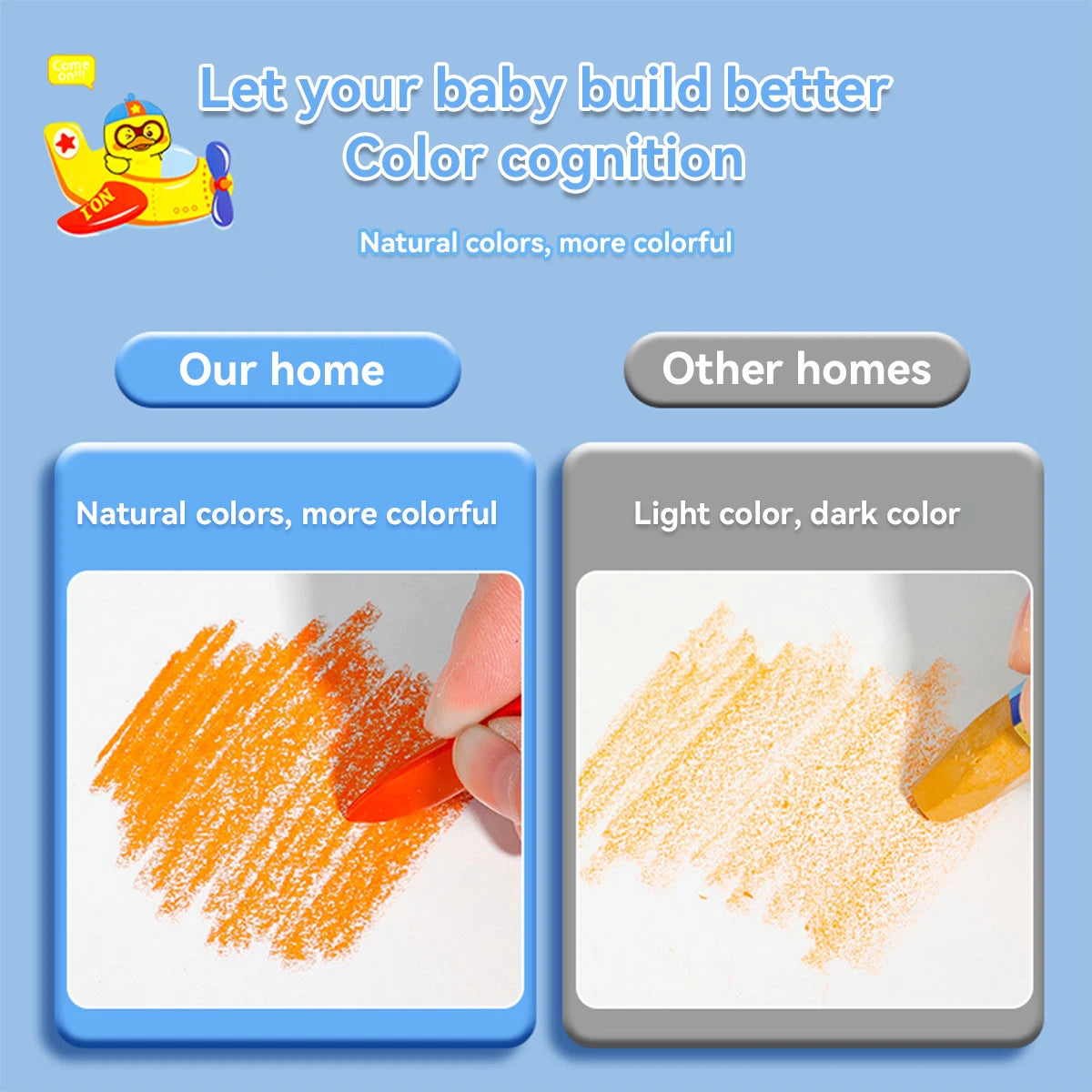 12-36 Color Kawaii Double-headed Triangle Crayon Children's Oil Painting Sticks Safe and Harmless Early Art Educational Supplies - Qoraheyhub