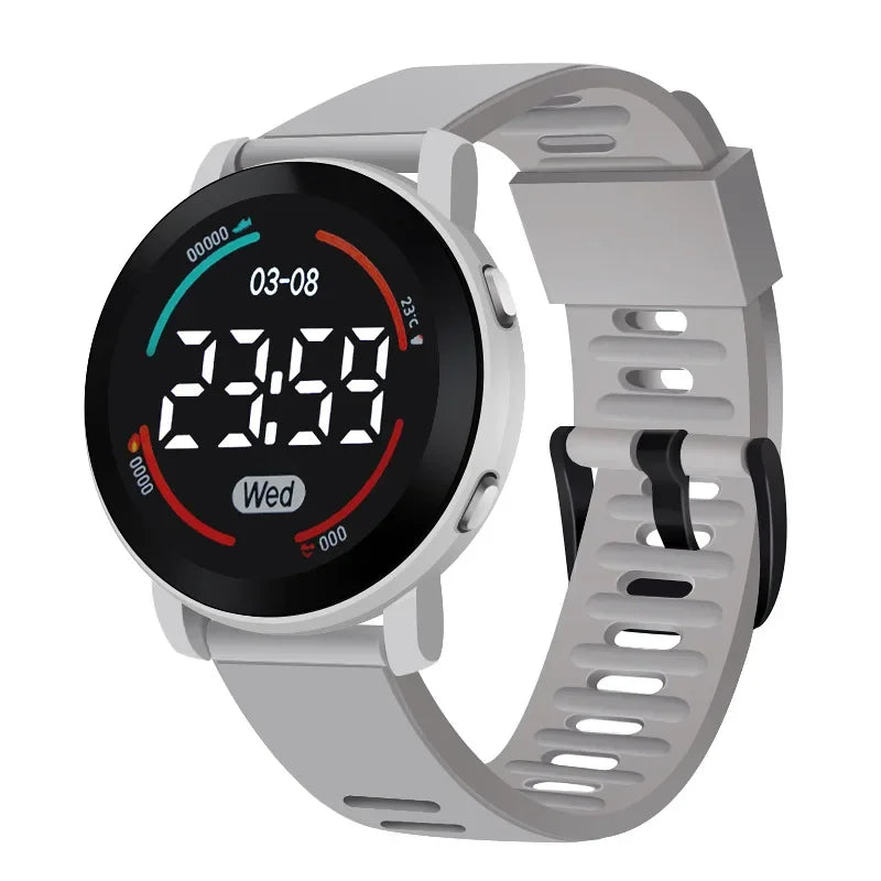 Children's Watches Fashion Digital Watches for Kids Waterproof Sport LED Electronic Wristwatch Simple Boys Girls Student Clock - Qoraheyhub