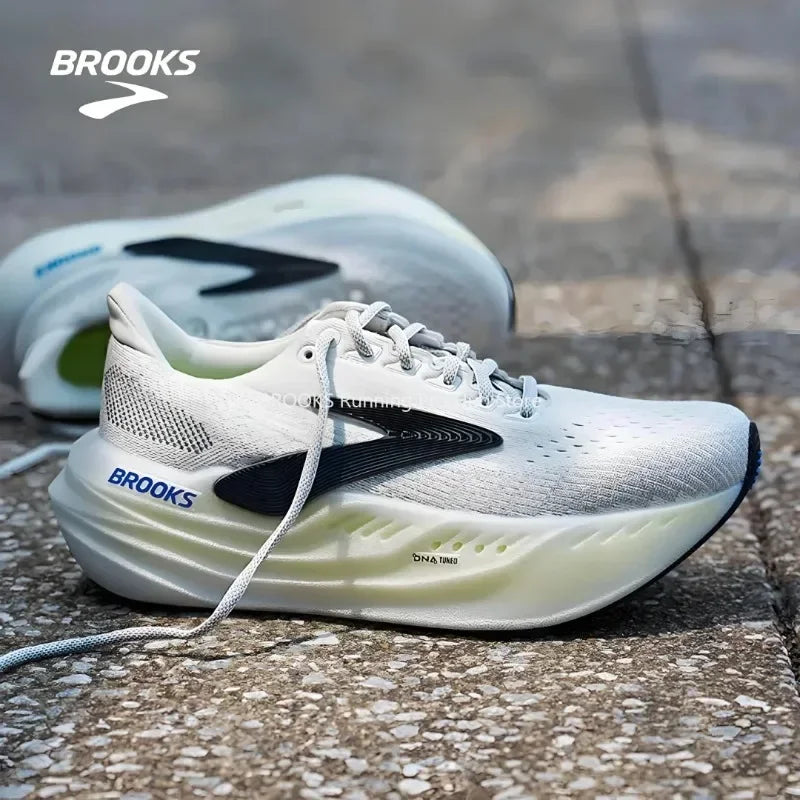 Original Brooks Men's Running Shoes Glycerin Max Anti-slip Wear-resistant and Shock-absorbing Casual Sneakers Women’s1104471D026
