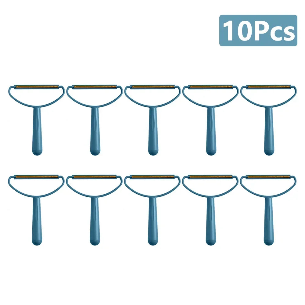 1-50Pcs Clothes Hair Scraper Pet Manual Lint Removal Coat Clothes Double Sided Hair Removal Shaver Brush Tool for Carpet Wool - Qoraheyhub