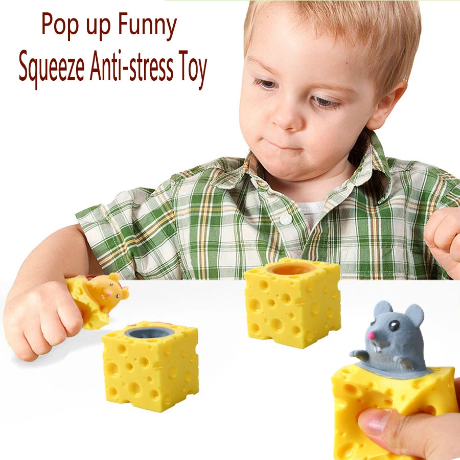 Multiple Types Pop Up FunnySqueeze Anti-stress Toy Hide and Seek Figures Stress Relief Fidget Toys for Kids Adult - Qoraheyhub
