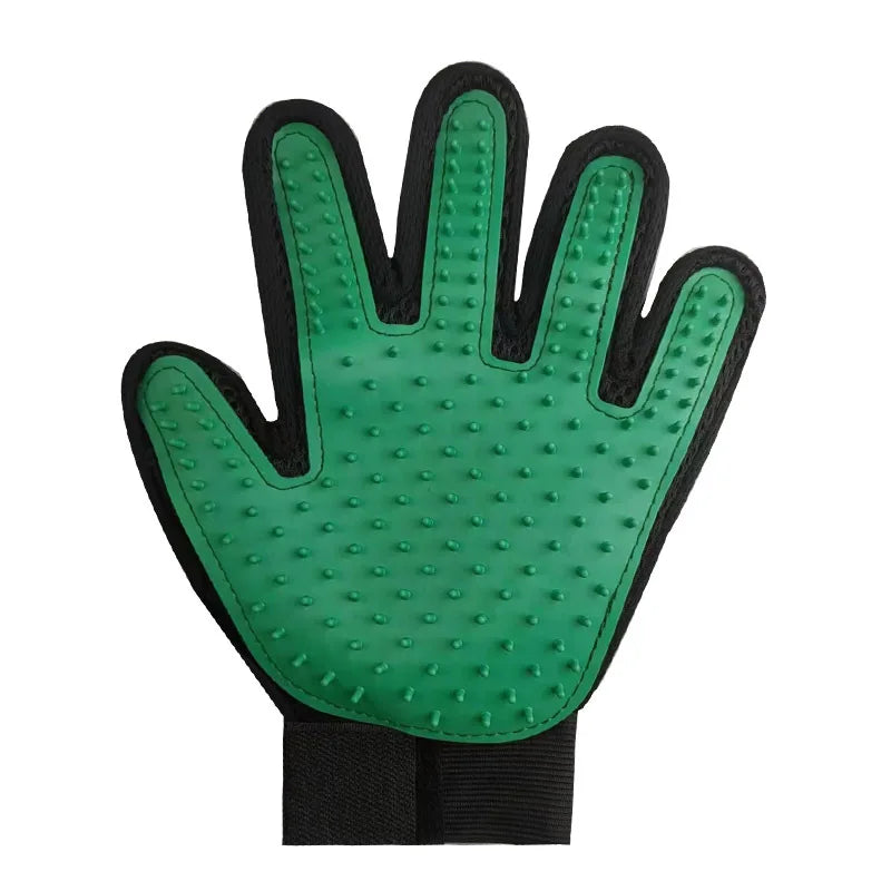 Pet Hair Remover Gloves Cat Grooming Hair Deshedding Brush Dog Comb Pet Bath Remover Clean Massage For Animal Massage Supplies - Qoraheyhub