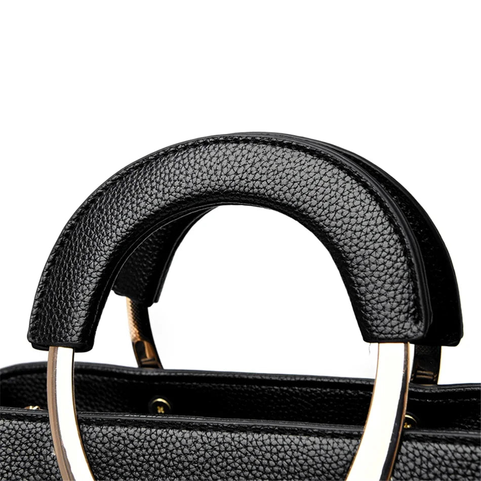 GENUINE VANDERWAH High Quality Pu Leather Casual Tote Luxury Handbags Women Bags Designer Shoulder Crossbody Bags for Women 2025