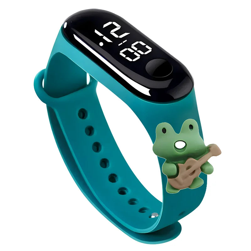 Waterproof Sports Watch for Kids Cartoon Dinosaur Unicorn Toys Children Led Digital Electronic Watch for Boys Girls Bracelet - Qoraheyhub