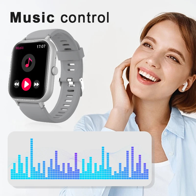 Smart watch, wireless calling /dial, multi -Sport mode,Suitable for men and women, sports watches, for iPhone/Andriod - Qoraheyhub