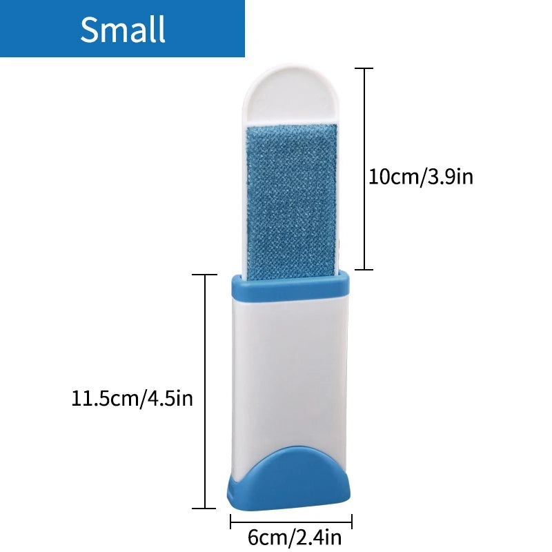 Magic Clothes Lint Remover Reusable Pet Cat Hair Fur Roller Brush Reusable Static Dusting Cleaning Brushes Manual Cleaner Tool - Qoraheyhub