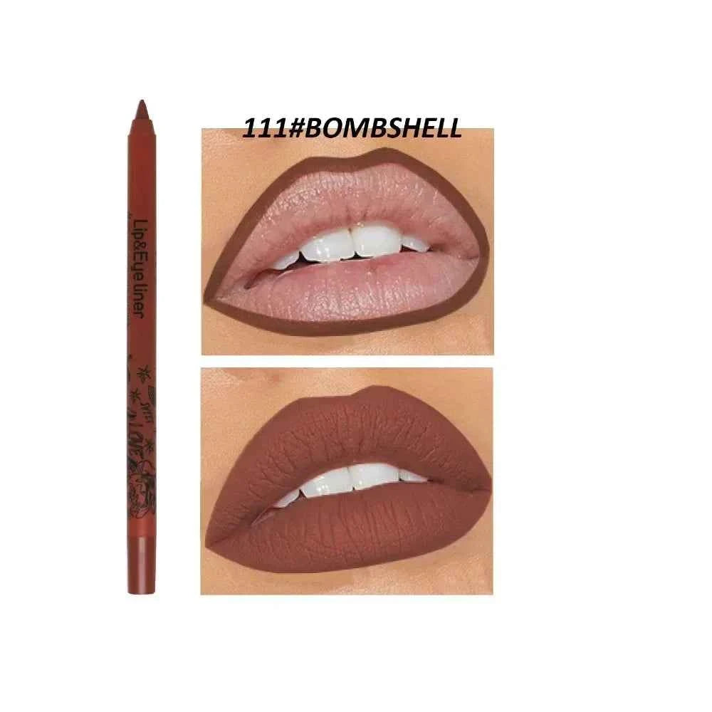 20 Color Slim Lip Liner Pencil Sexy Pink Brown Rose Lip Outline Matte Nude Lipstick Contouring Tint Waterproof Crayon Pen Makeup