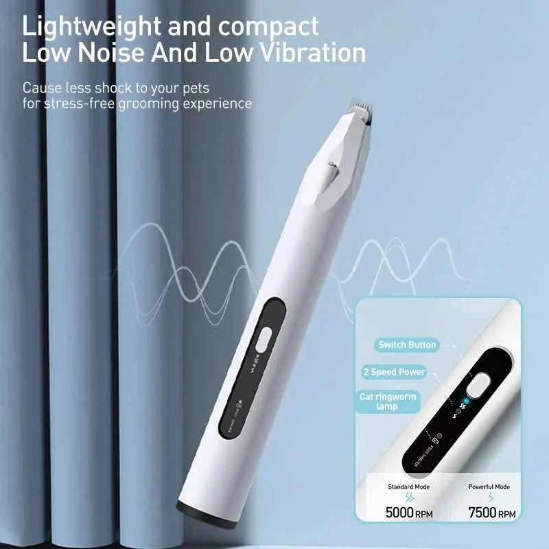 ROJECO Dog Hair Trimmer Professional Pet Foot Hair Trimmer Dog Grooming Clippers for Dogs Haircut Hair Cutting Electric Shaver