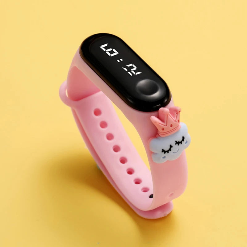 Waterproof Sports Watch for Kids Cartoon Dinosaur Unicorn Toys Children Led Digital Electronic Watch for Boys Girls Bracelet - Qoraheyhub