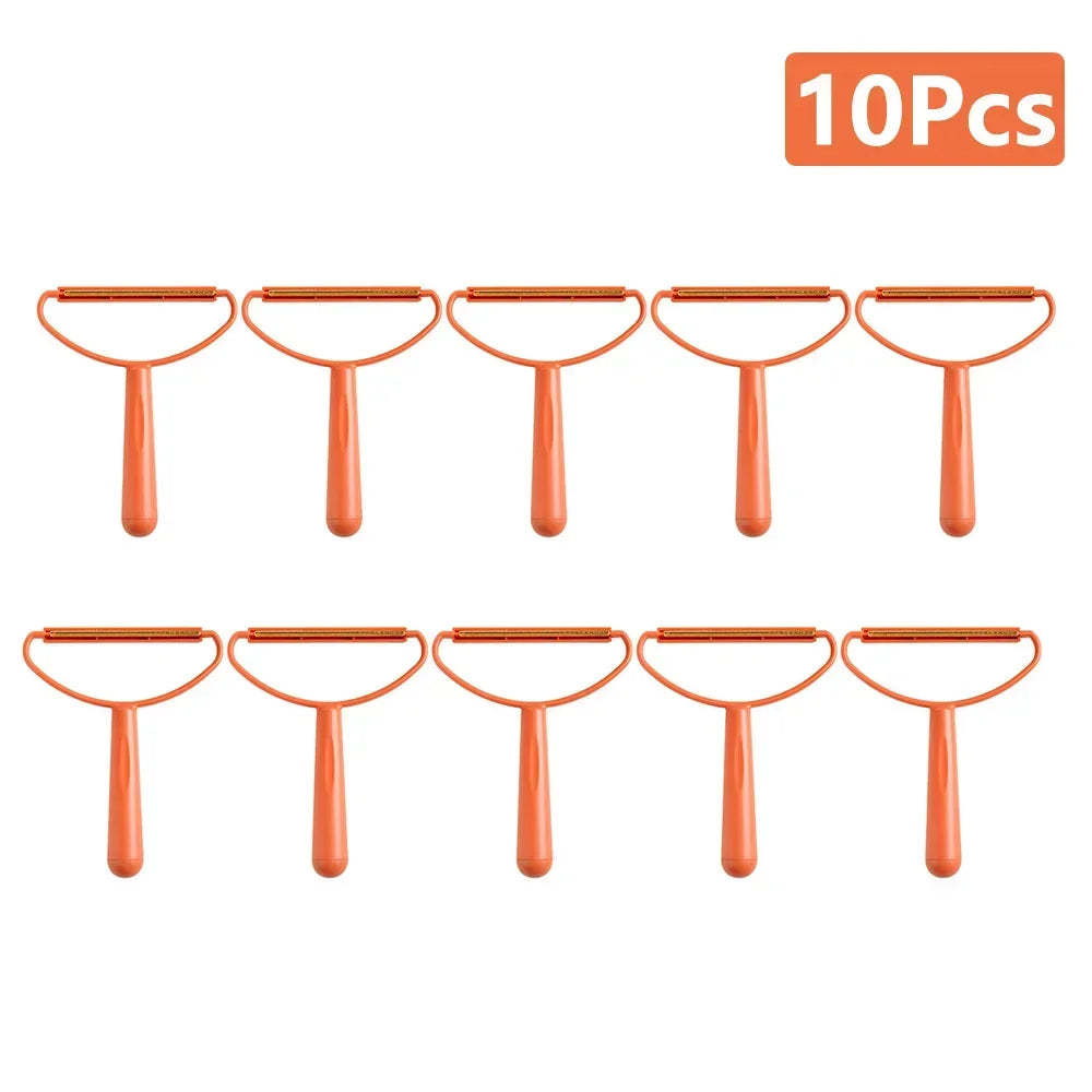 1-50Pcs Clothes Hair Scraper Pet Manual Lint Removal Coat Clothes Double Sided Hair Removal Shaver Brush Tool for Carpet Wool - Qoraheyhub