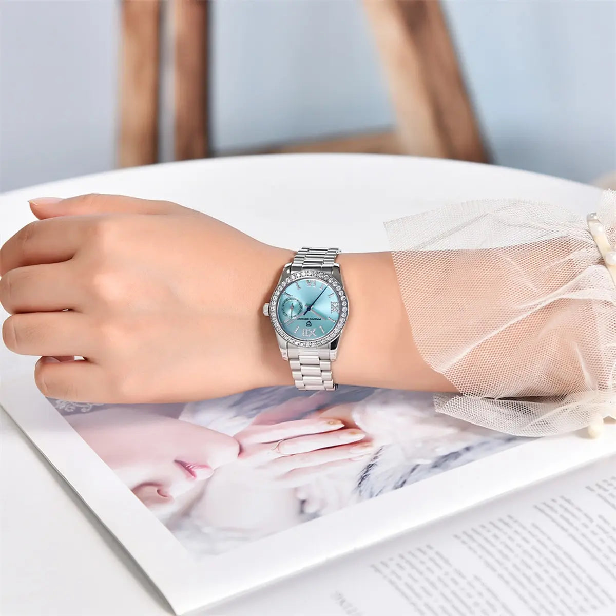 PAGANI DESIGN 2024 New 32MM Women's Wristwatch Elegant Luxury Quartz Watch For Women Fashion Waterproof Watches Sapphire Clock - Qoraheyhub