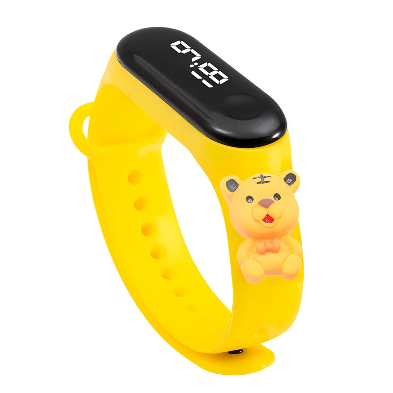 Waterproof Sports Watch for Kids Cartoon Dinosaur Unicorn Toys Children Led Digital Electronic Watch for Boys Girls Bracelet - Qoraheyhub