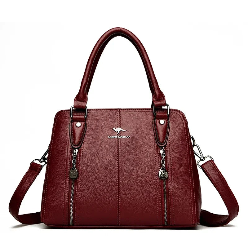 Genuine Brand Luxury Handbags Women Bag Designer Casual Tote Bag High Quality Leather Shoulder Crossbody Bags for Women 2024 New
