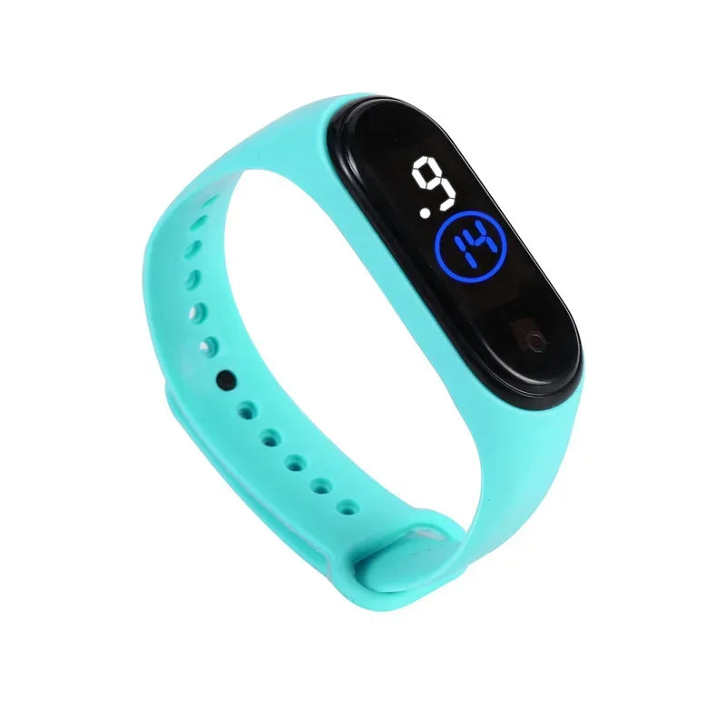 Fashion Sports Watch for Kids Children Waterproof Led Digital Watch Ultra-light Silicone Strap Teen Boys Girls WristWatch Unisex - Qoraheyhub