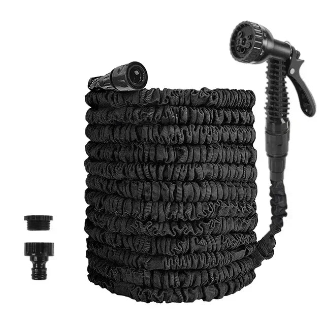 Extendable Garden Hose, High-Pressure Car Wash with 7 Spraying Functions, Home Garden Watering Hose for Multiple Uses,Water Gun