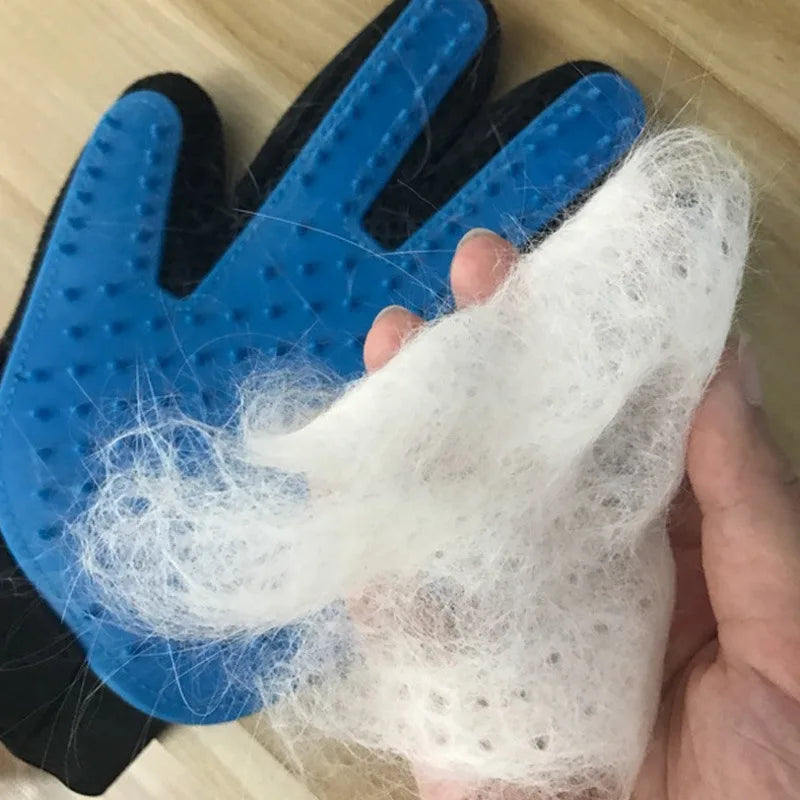 Hot Sell 1PC Cat Hair Remove Gloves Rubber Pet Beauty Cleaning Grooming Effective Massage Dog Combs Floating Brush 6 Color - Qoraheyhub