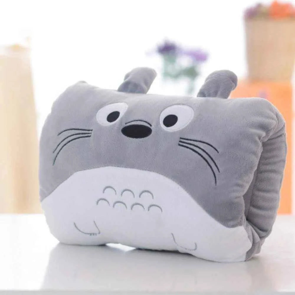 Pink Bear Children's Plush Pillows Hand Warmers Gloves Adults Cartoon Nap Pillows Cushions Creative Hand Warmers Plush Gift