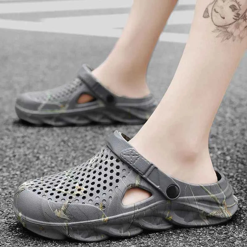 Plus Size 46 47 Summer Sandals for Men and Women Breathable EVA Beach Slippers Men Clogs Men Flip Flops Comfort Men Casual Shoes