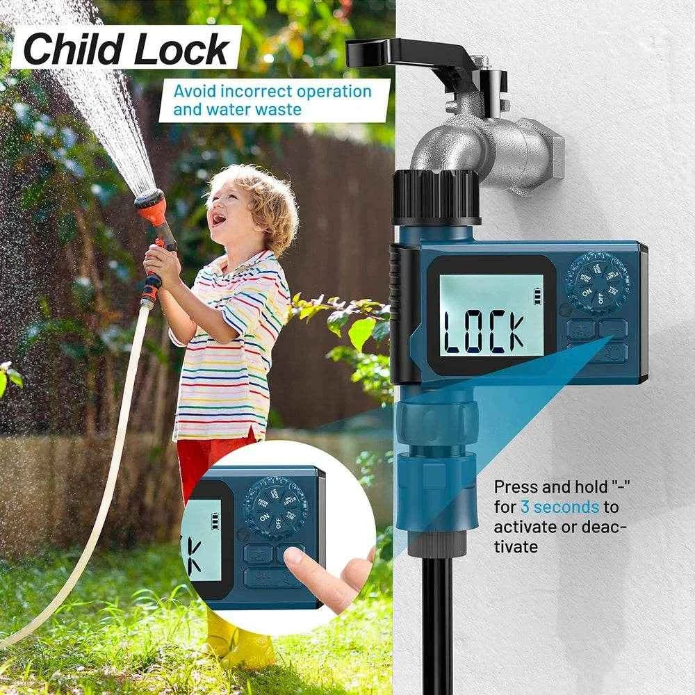 Jewelrieshub Automatic Sprinkler Timer with LCD Display