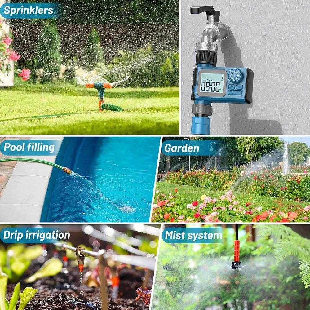 Jewelrieshub Automatic Sprinkler Timer with LCD Display