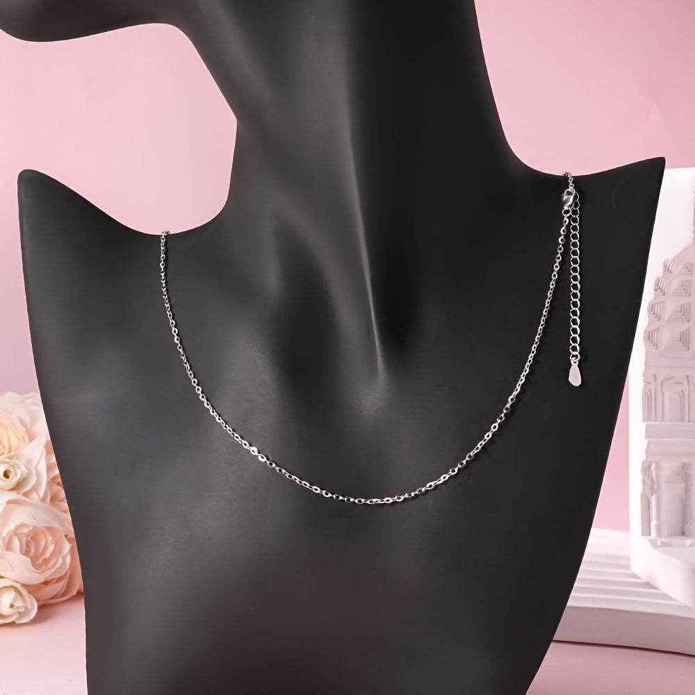 1pc Fine Craftsmanship Electroplated 18k Golden Plated S925 Silver Material Silver Weight: 3.8g Main Stone: 1 Carat Moissanite Pendant Necklace with Gift Box Men's and Women's Fashion Jewelry Suitable for Couples Dating, Fami