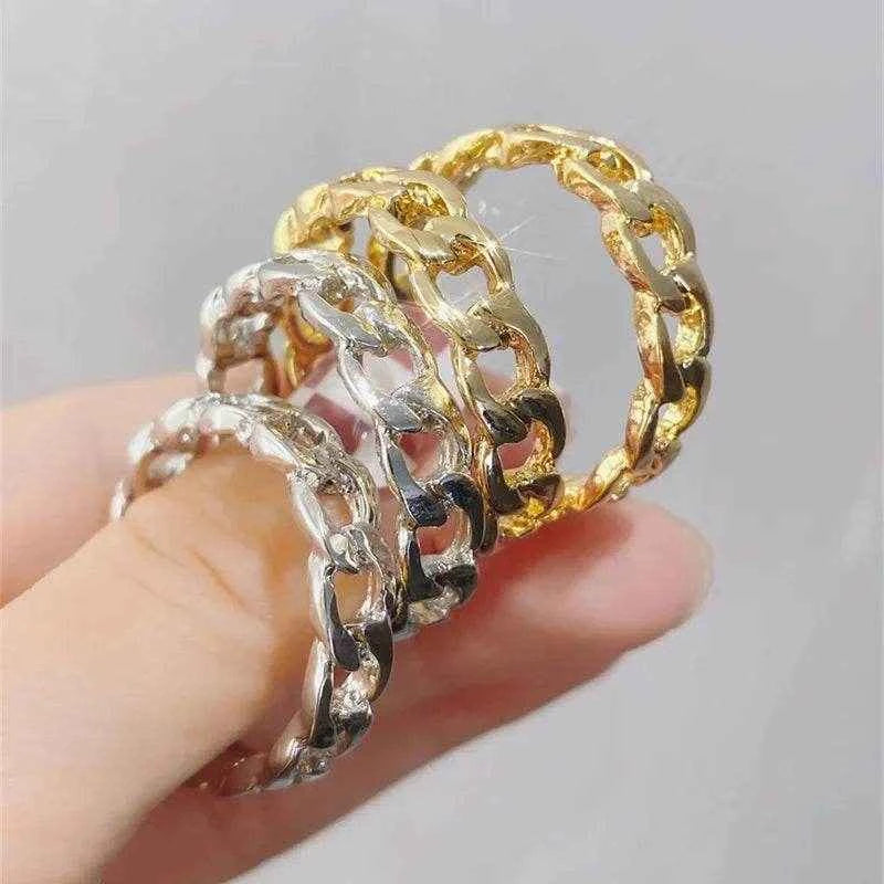 Jewelrieshub Silver Chain Link Hoop Earrings