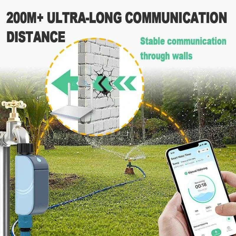 Jewelrieshub Smart WiFi Garden Watering Timer with App Control