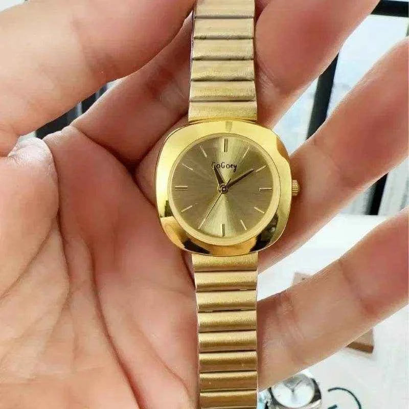 Qoraheyhub Women's Gold Quartz Watch Stylish Design
