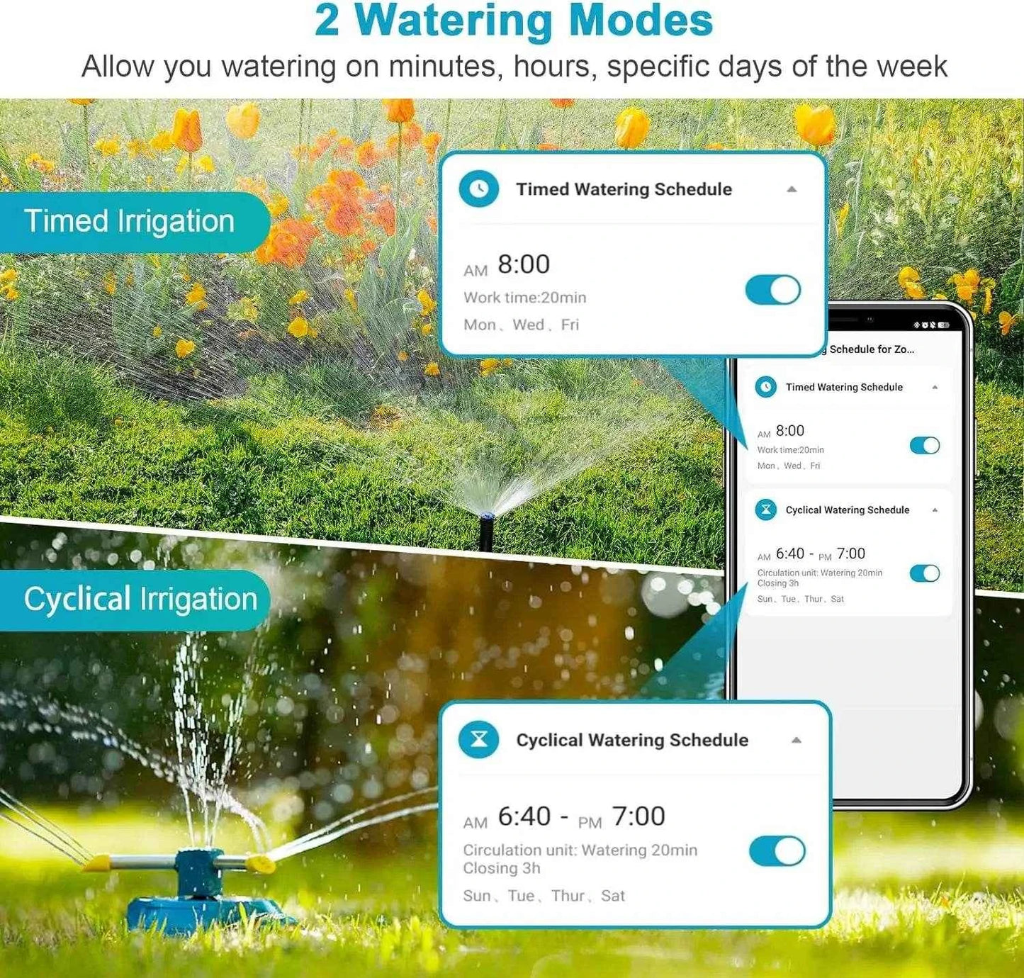 Insoma WiFi Garden Water Timer with Smart App Control