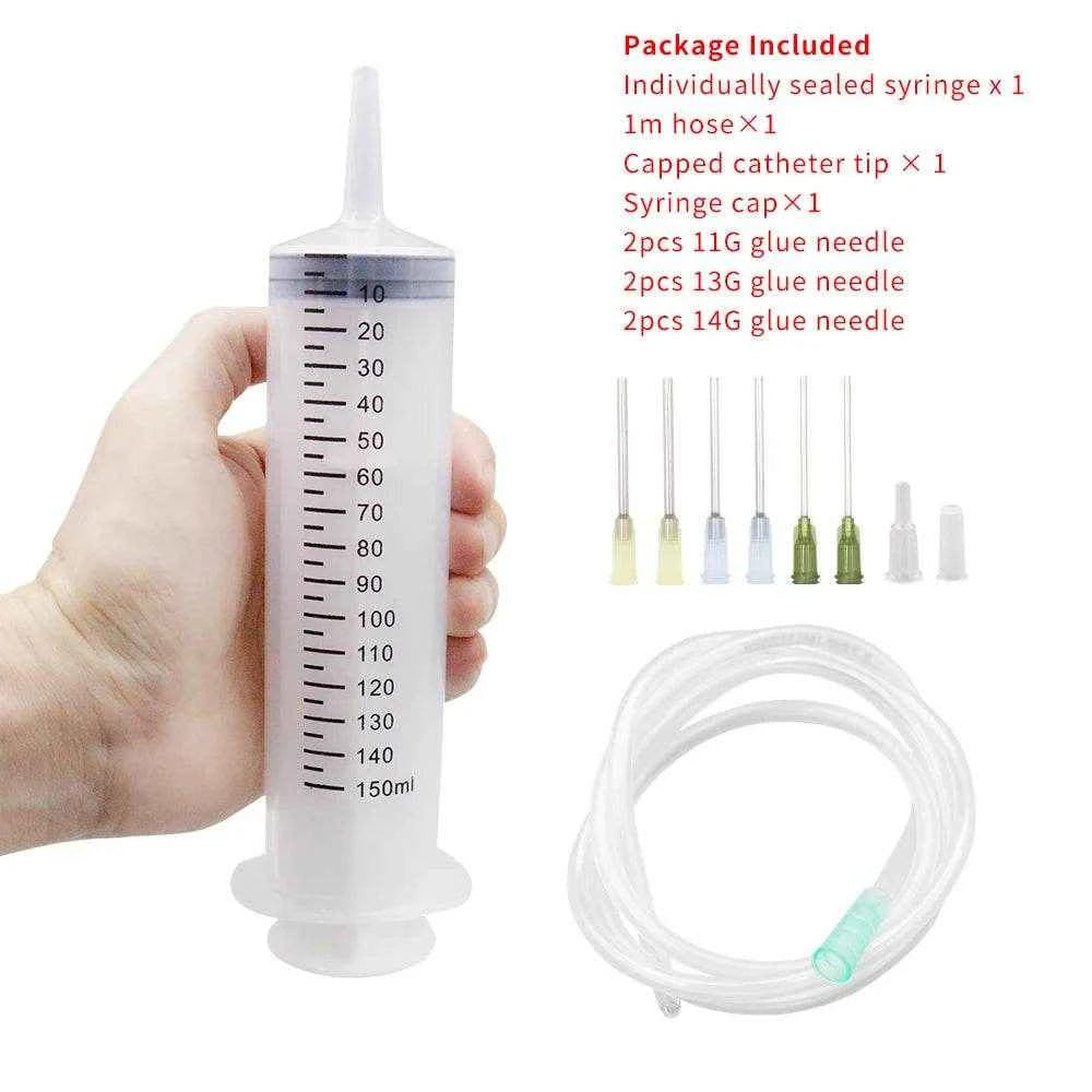 Qoraheyhub Large Plastic Syringe with Tube 550ml