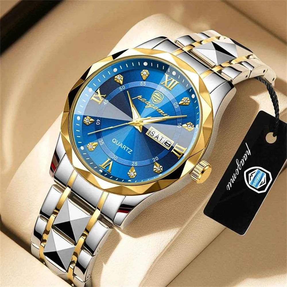 Qoraheyhub Leather Band Sports Wristwatch for Men