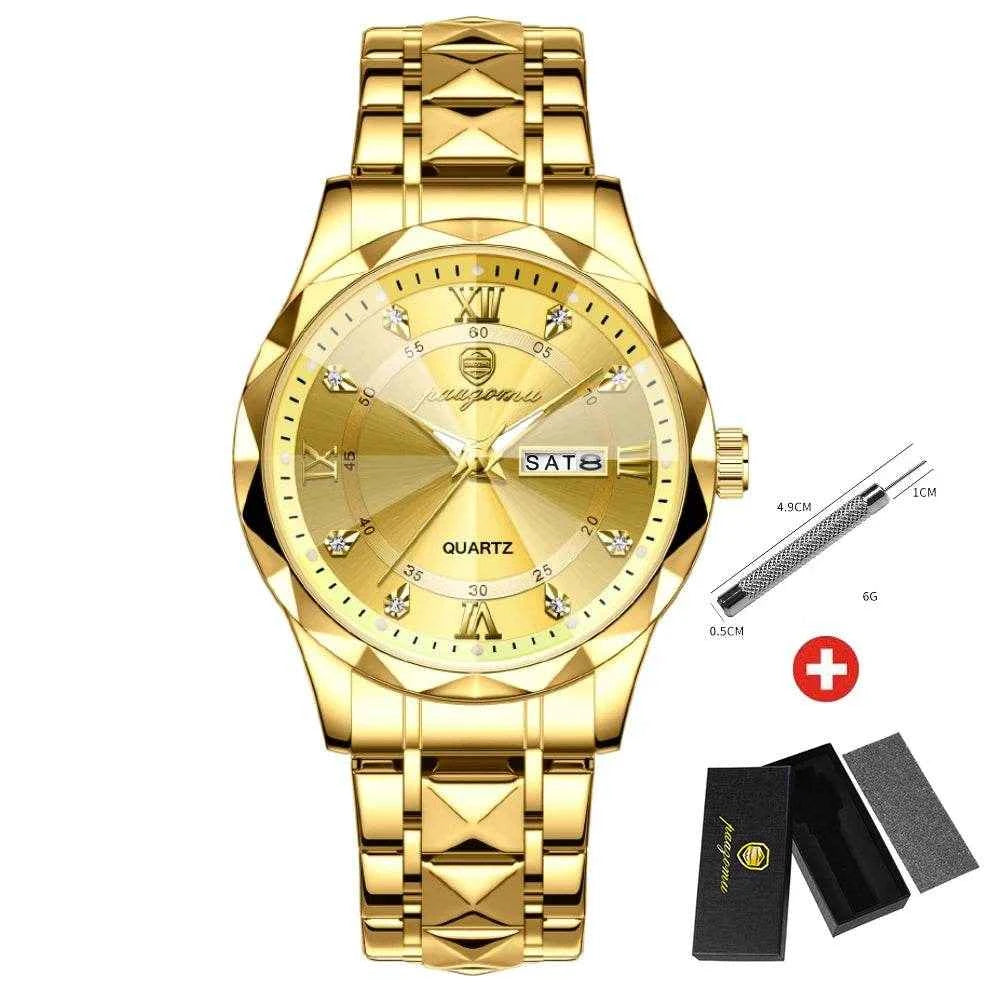 Qoraheyhub Leather Band Sports Wristwatch for Men
