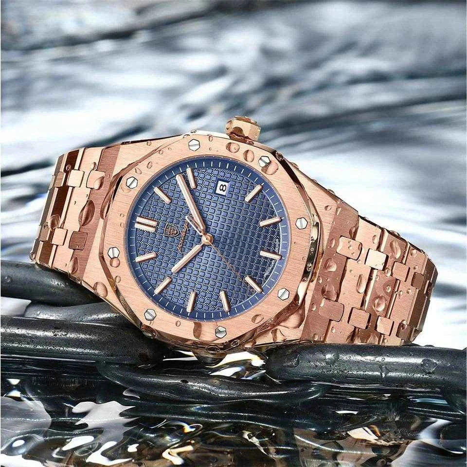 Qoraheyhub Waterproof Sport Quartz Watches for Men - Stylish & Durable