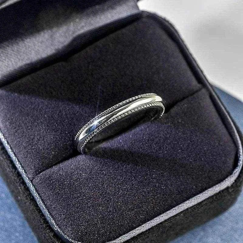 Jewelrieshub Silver Finger Ring for Women - Elegant Design